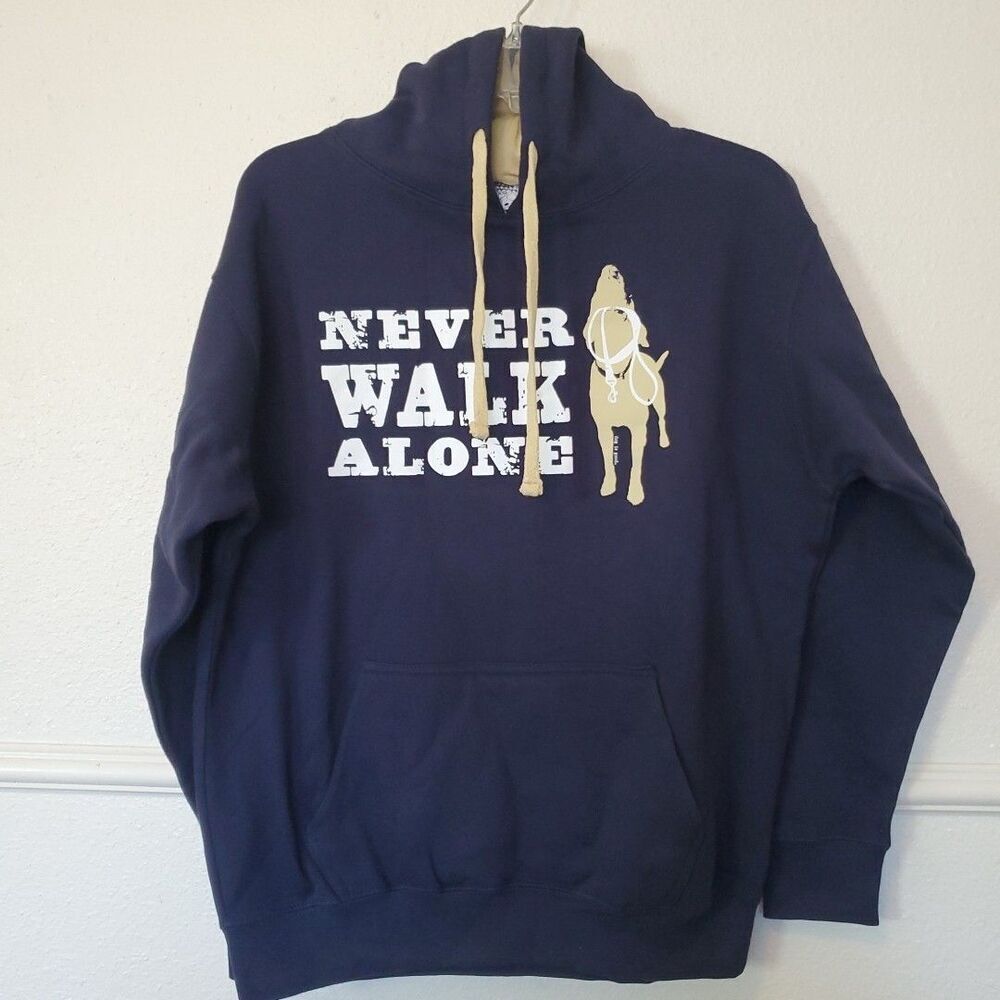 Dog is Good Men's Official‎ Dog Walker Sweatshirt Hoodie Navy Blue Unisex Small